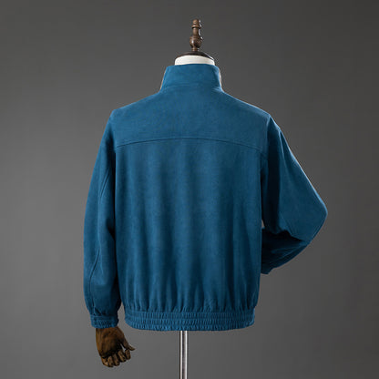 (Chinese New Year) Tang-style jacket - Cowboy Blue