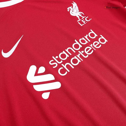 2023-24 M.SALAH #11 VIRGIL #4 SZBOSZLAI #8 MAC ALLISTER #10 Liverpool Home Jersey