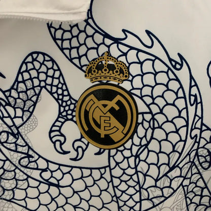 Real Madrid Double Sided Windbreaker White Jacket 2024