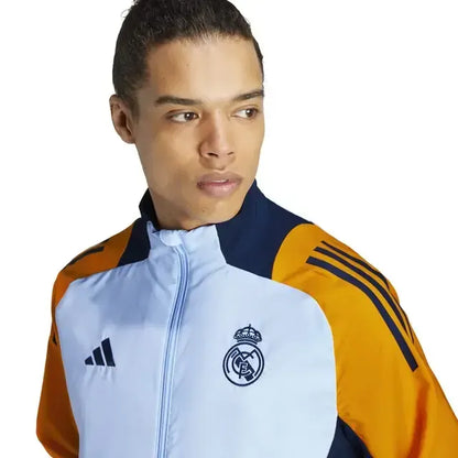 Real Madrid Men's Training Jacket Blue 2024-2025