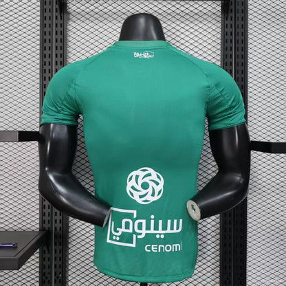 Player Version 25-26 Al-Ahli Away Green Jersey