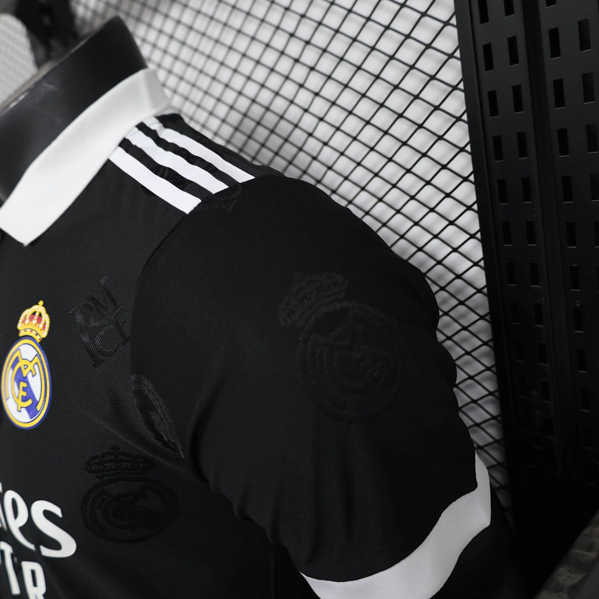 Real Madrid Men's Polo Shirt Black 25-26