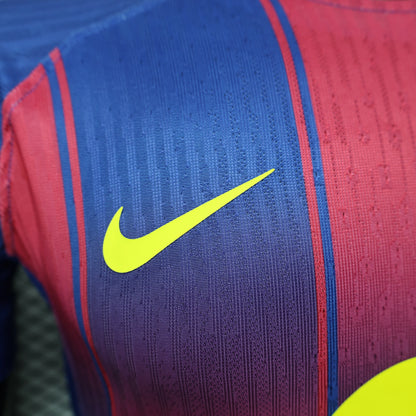 Barcelona Home Shirt Player Version Soccer Jersey 25-26