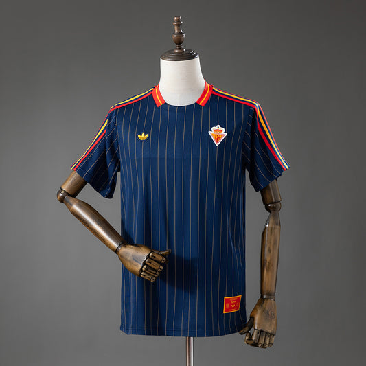 Spain Terrace Icons T-Shirt Navy Blue