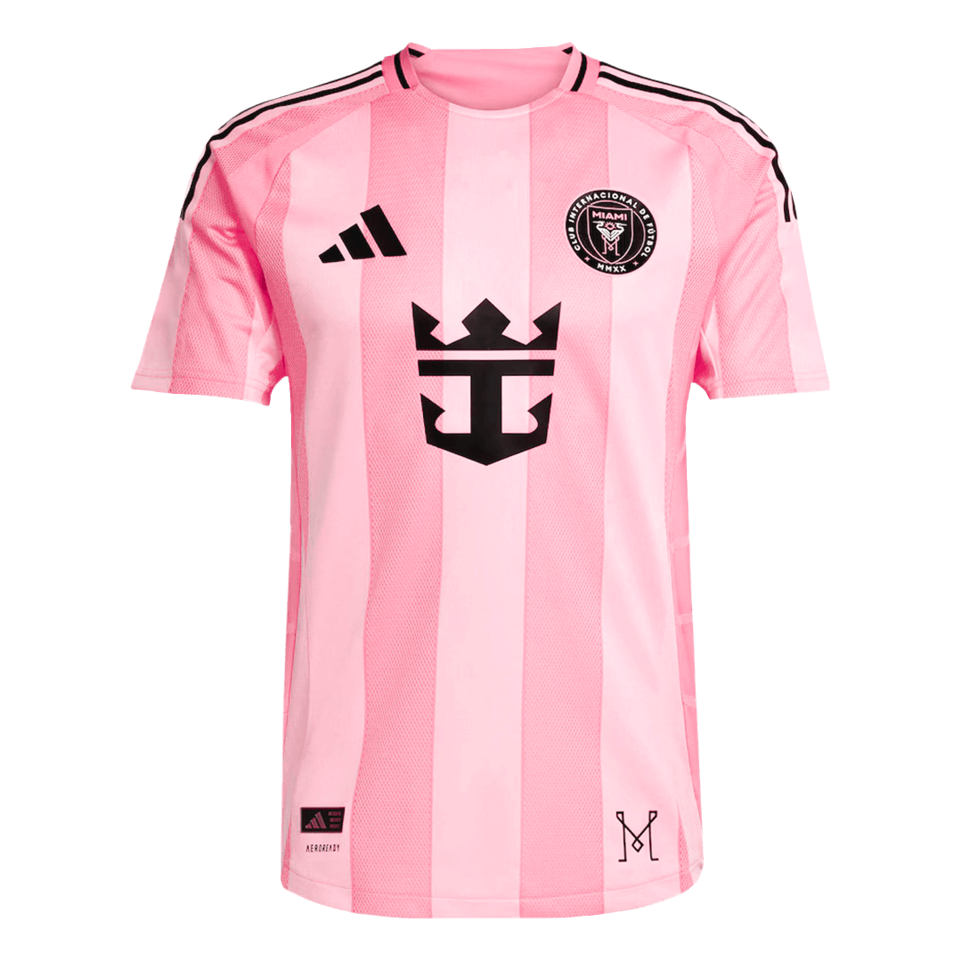 Inter Miami CF Home Pink Soccer Jersey Player Version Shirt 2025-26