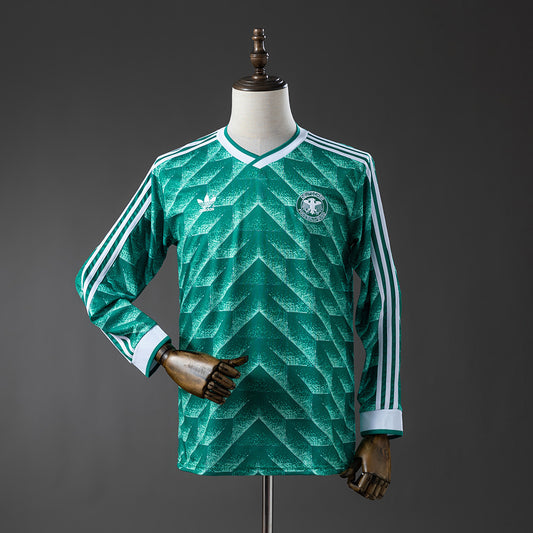 Germany 90-91 Away Long-Sleeve Retro Jersey