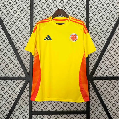 Colombia Nation Home L.Díaz #7 James #10 Football Jersey Copa America 2024
