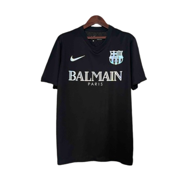 24-25 Barcelona Black Reflective Special Edition Soccer Shirt