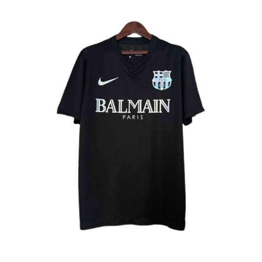24-25 Barcelona Black Reflective Special Edition Soccer Shirt