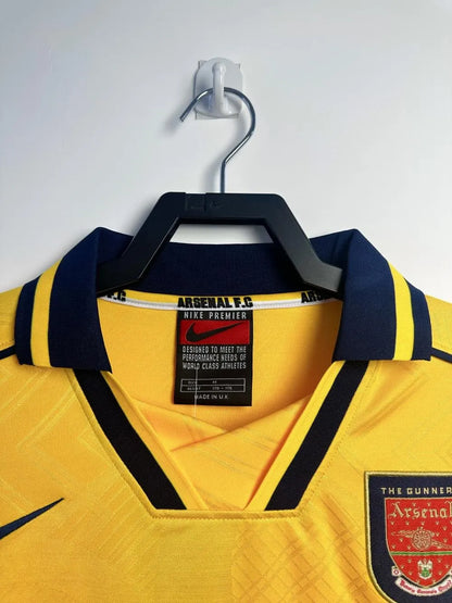 Arsenal Retro Long Sleeve Away Football Shirt 1996-1997