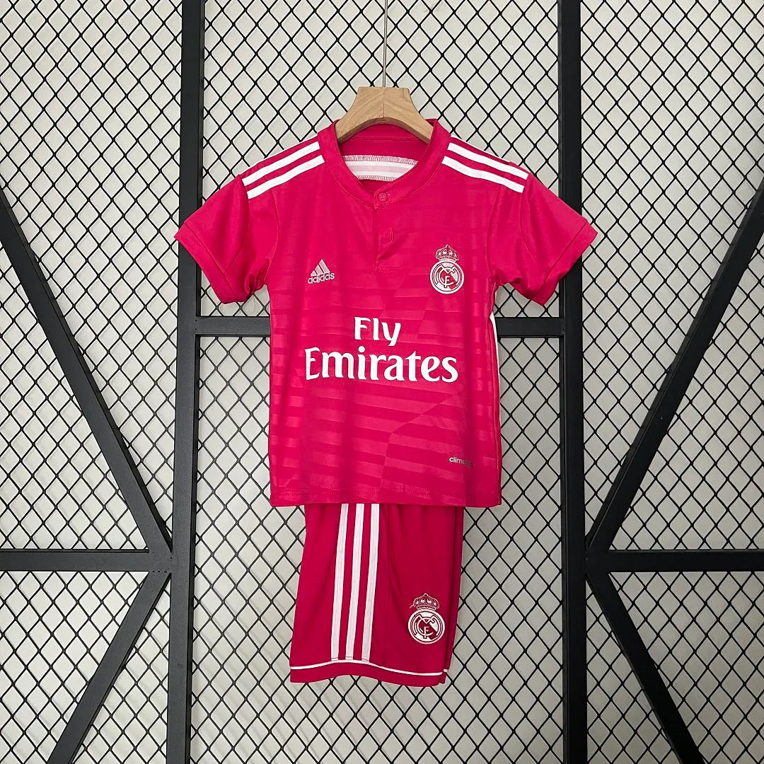 Real Madrid 14-15 Away Retro Kids Kits Vintage Children Sets Football Jersey