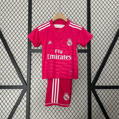 Real Madrid 14-15 Away Retro Kids Kits Vintage Children Sets Football Jersey