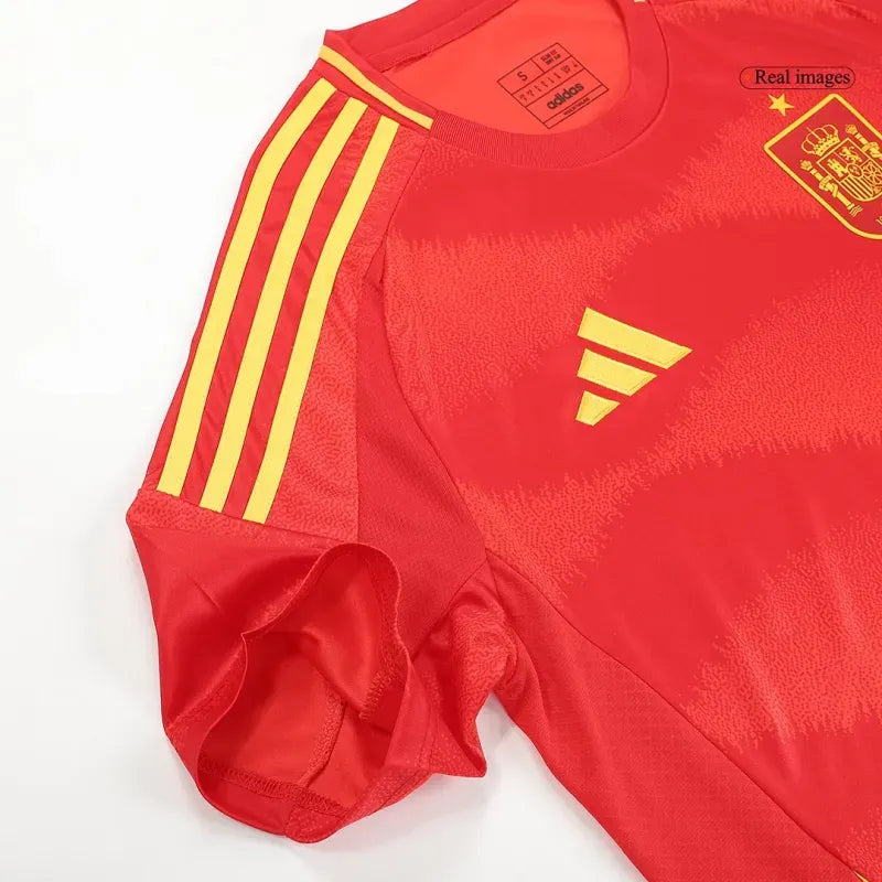 2024 Euro Spain Nation Home Jersey LAMINE YAMAL #19 RODRIGO #16 MORATA #7