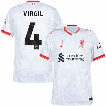 Liverpool Third Away Virgil 4 Shirt 2024-2025 (Premier League) Size：S-4XL
