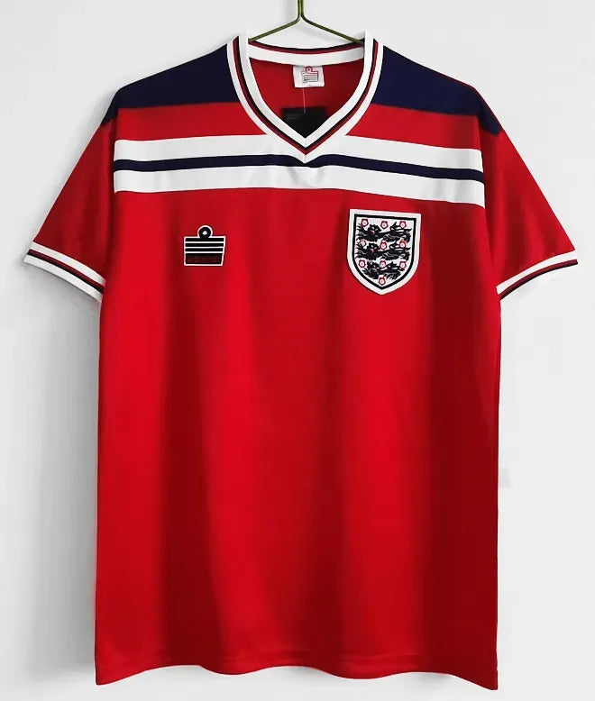 England 1982 Retro Soccer Jersey Away Replica
