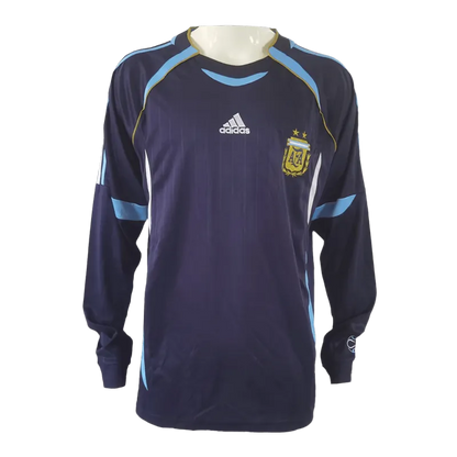 Retro Argentina 2006 Away Long Sleeve Jersey