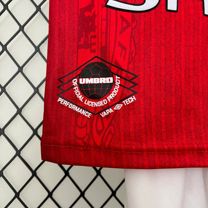 Manchester United 96-97 Home Retro Kid Kits Youth Apparels Jersey