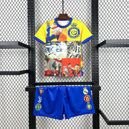 Cristiano Ronaldo 2025-26 all club mix Kids Kit