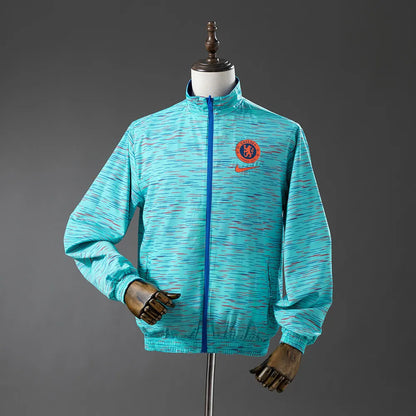 Chelsea Reversible Jacket Windbreaker - Blue & Sky Blue