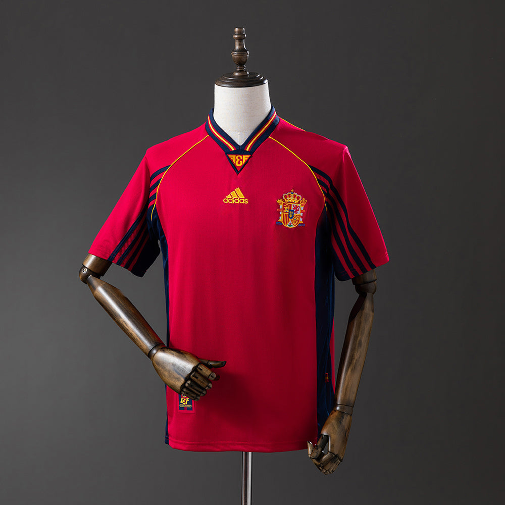 Retro 1998 Spain Home Jersey