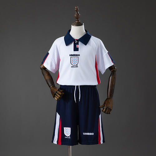 England 1998 Home Retro Kids Kit