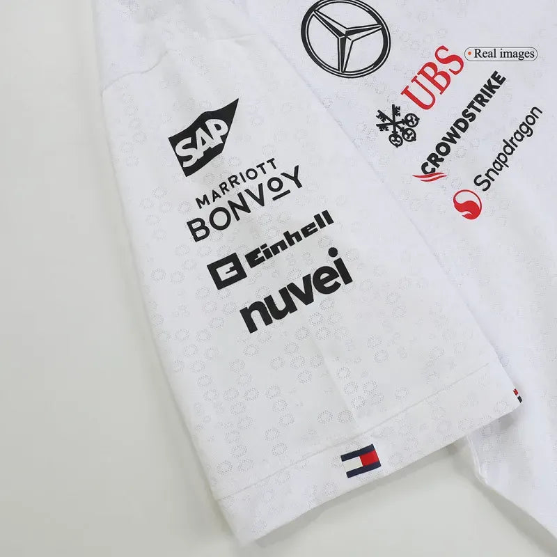 F1 Mercedes AMG Petronas Team Driver T-Shirt - White 2024
