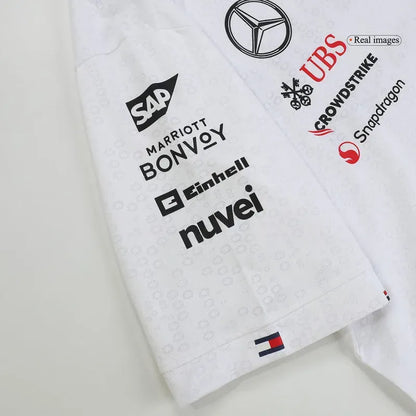 F1 Mercedes AMG Petronas Team Driver T-Shirt - White 2024