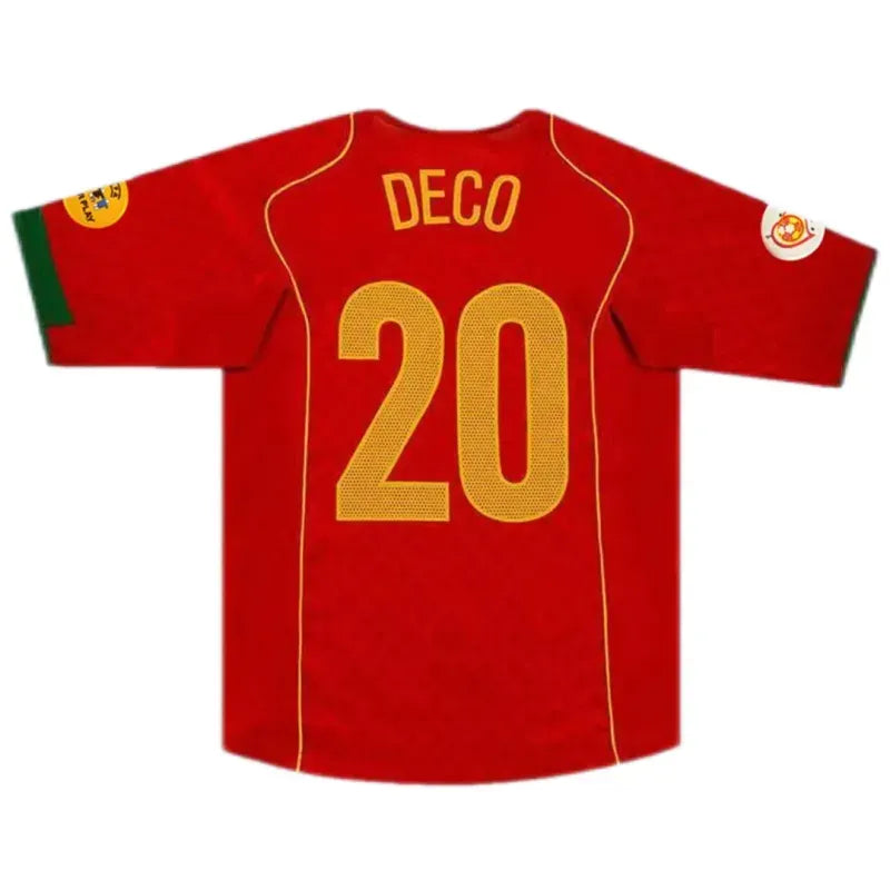 Portugal Euro Cup 2004 Retro Jersey Home