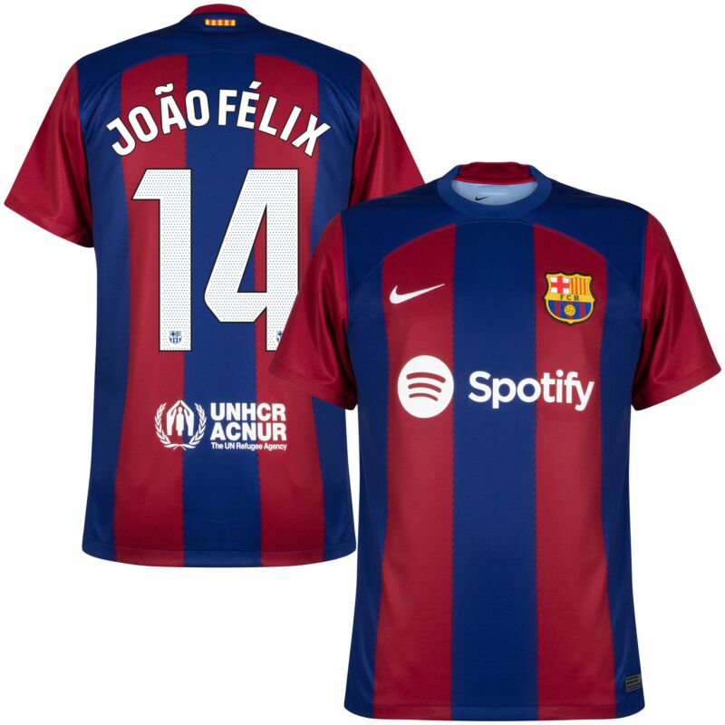 Barcelona Home João Félix 14 Shirt 2023-2024 (La Liga) Size S-XXL