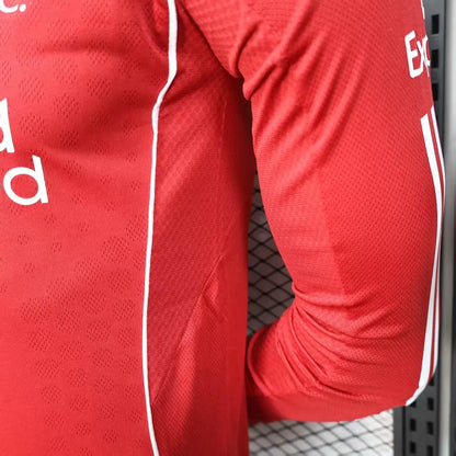 Player Version 25-26 LIverpool Home Long Sleeve Jersey