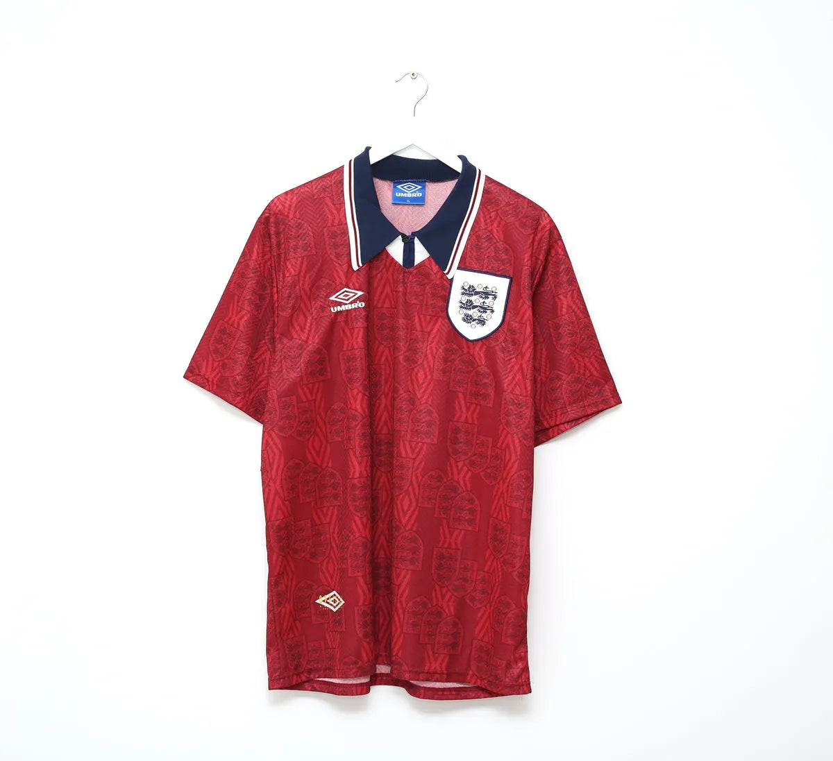 England Retro Soccer Jersey Away Shirt 1994