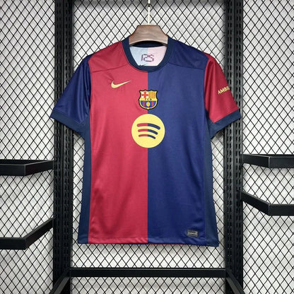 24-25 Barcelona Home Soccer Jersey Without Spofity Text