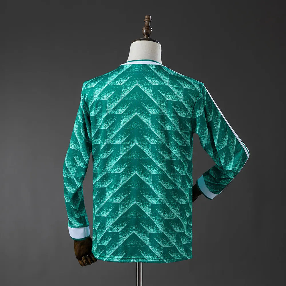 Germany 90-91 Away Long-Sleeve Retro Jersey