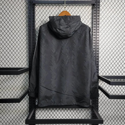 2023/2024 Juventus Windbreaker Black Football Shirt