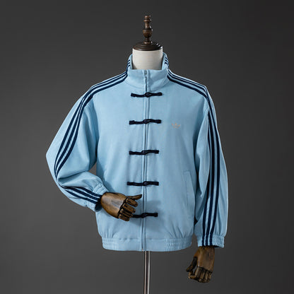 (Chinese New Year) Tang-style jacket - Sky blue
