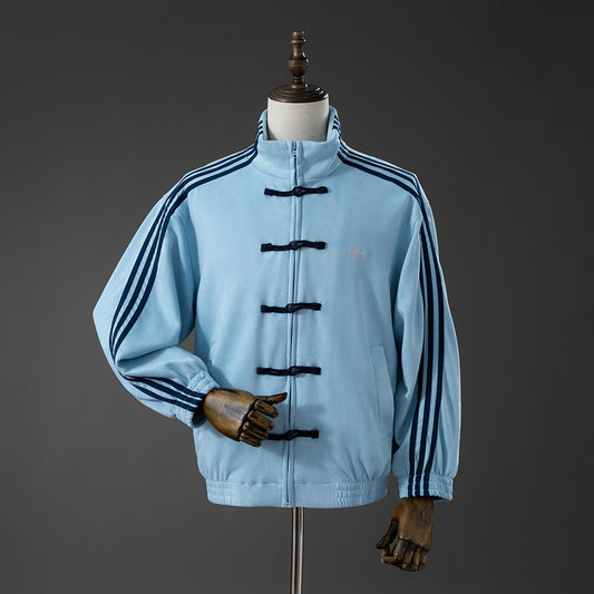(Chinese New Year) Tang-style jacket - Sky blue