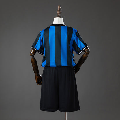Inter Milan 09-10 Home (UEFA Champions League) Retro Kids Kit