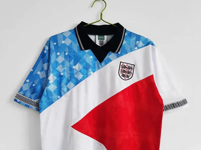 England 1990 Retro Soccer Jersey Mash-Up