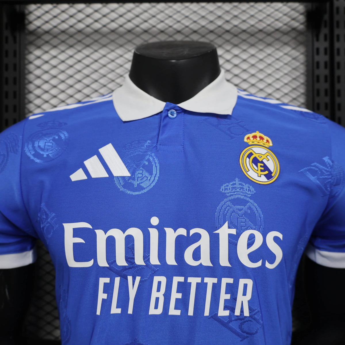 Real Madrid Men's Polo Shirt Biue 25-26
