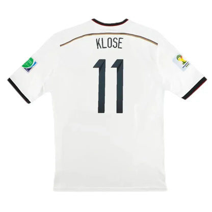 Germany 4 Star 2014 Retro Jersey Home World Cup