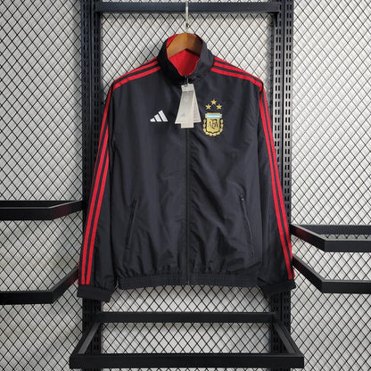 2023/2024 Argentina Reversible Windbreaker(Red-Black)Football Shirt