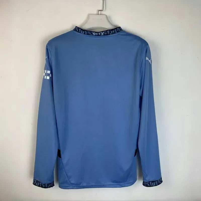 Manchester City Home Long Sleeve Jersey 2024-25