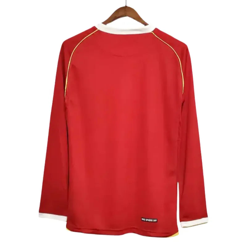 Manchester United Shirt Retro Jersey Long Sleeve Home 2006-07