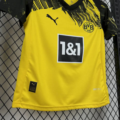 Borussia Dortmund 2025-26 Home Kids Kit