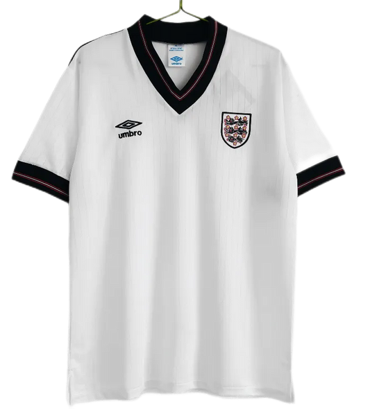 England 1984/87 Retro Soccer Jersey Home Replica