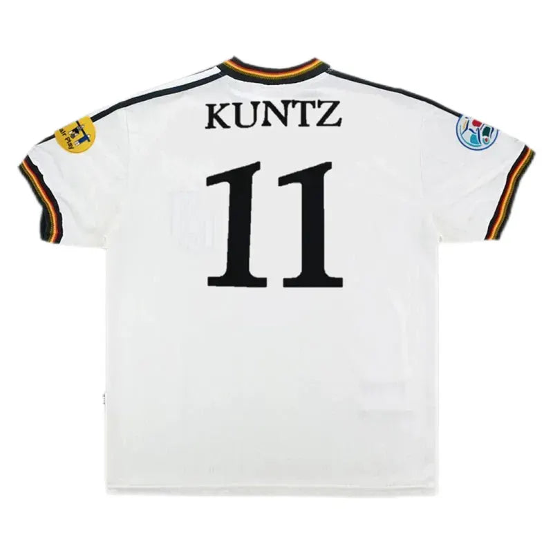 Germany 1996 Retro Jersey Home Euro Cup