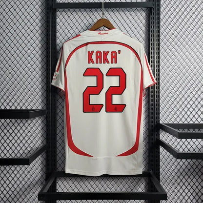 2006-07 AC Milan Ronaldo #99 Kakà #22 Maldini #3 Pirlo #21 UCL Final Retro Jersey Away Replica