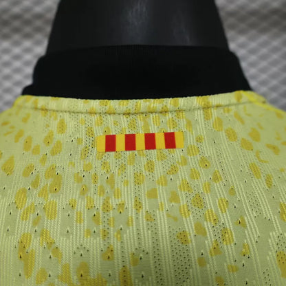 Kobe Barcelona 25-26 Away Player Edition Yellow Shirt