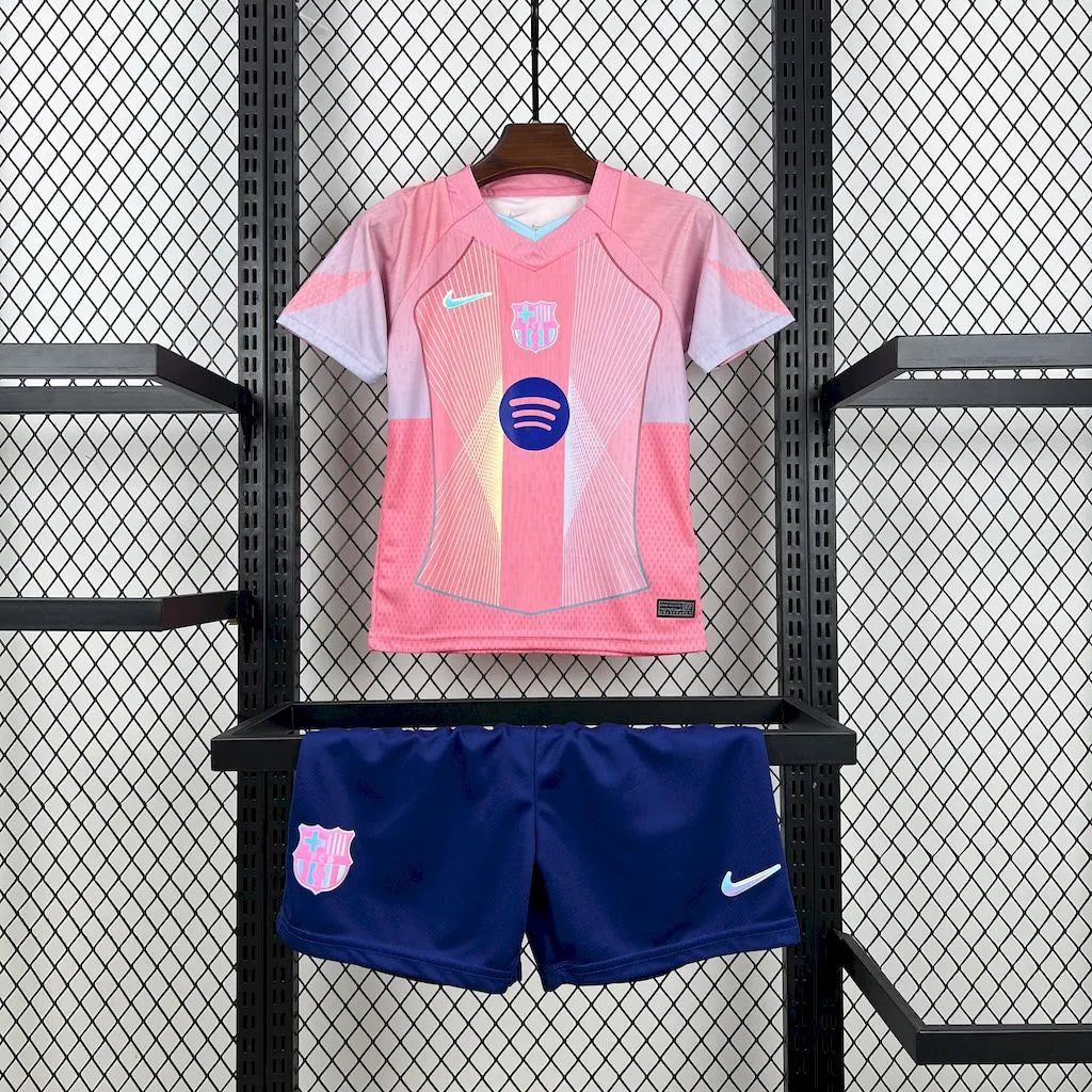 Barcelona 2025-26 pink special edition Kids Kit