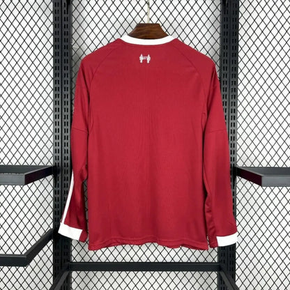 2025-26 Liverpool Home Long Sleeves Jersey